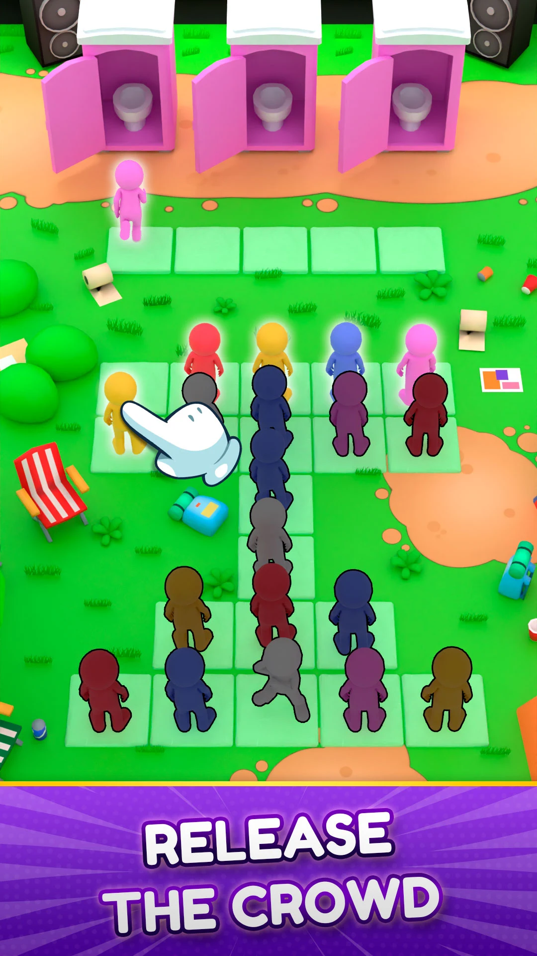 Toilet Jam: color sort puzzle screenshot