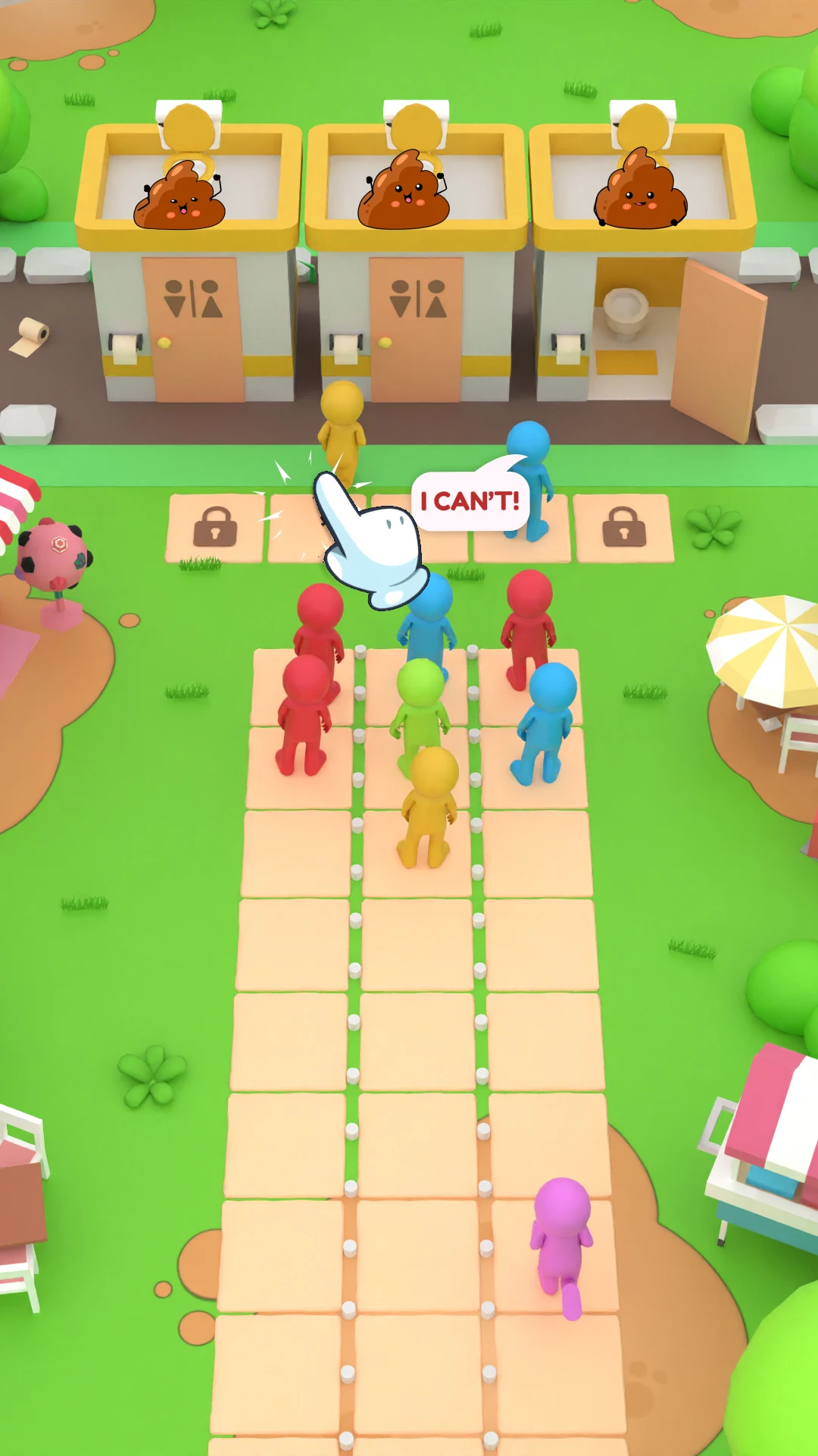 Toilet Jam: color sort puzzle screenshot