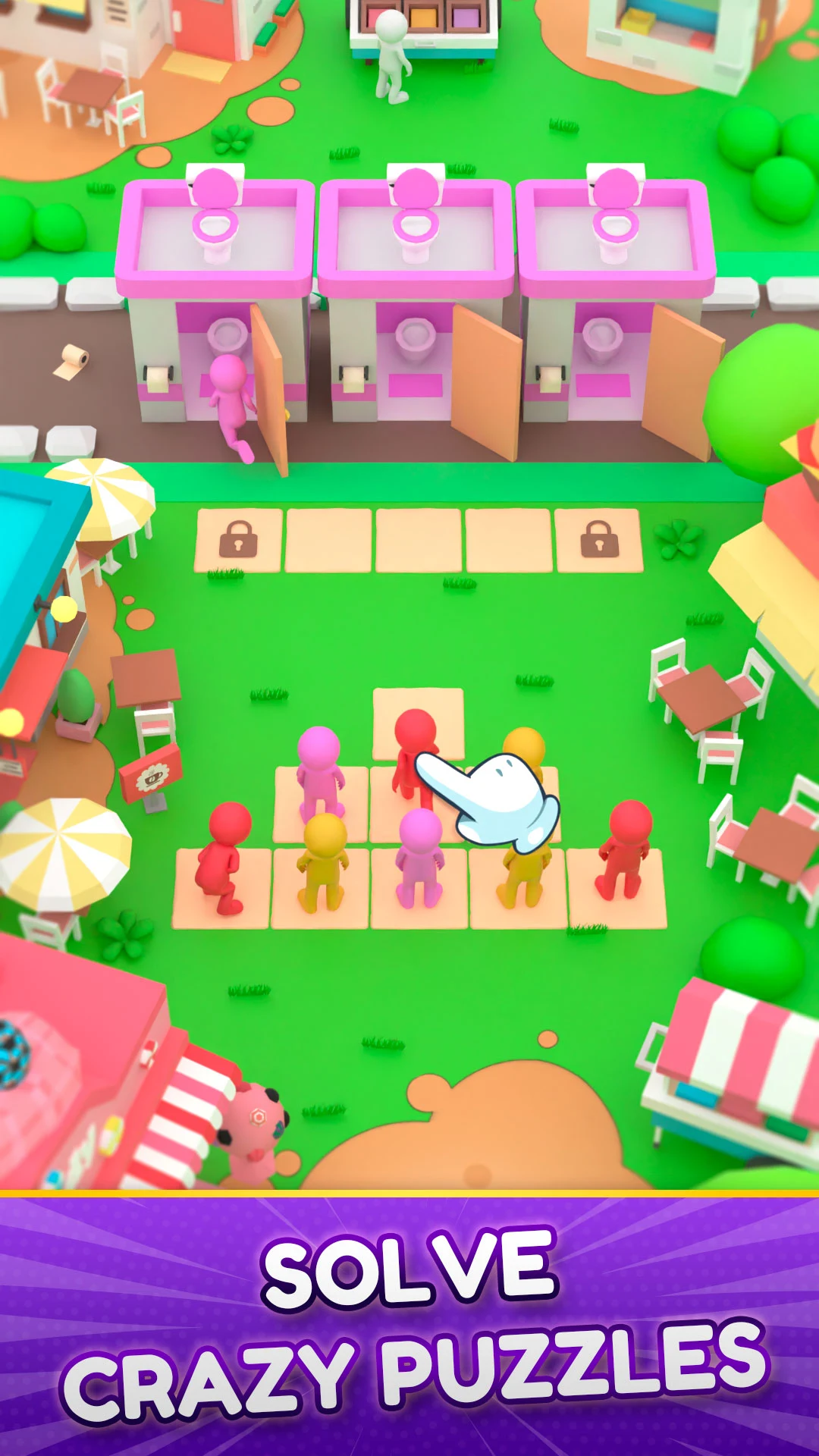 Toilet Jam: color sort puzzle screenshot